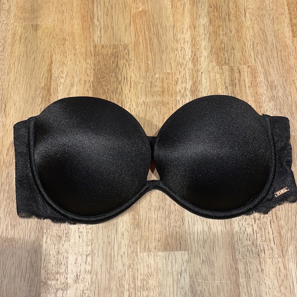 Pink by VS multiway push up strapless bra